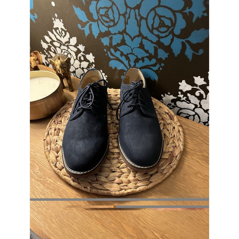 NWOT Old Navy Men’s Blue Suede Shoes Size 9 1/2